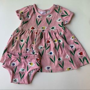 Hanna Andersson Ladybug Dress Set 6-12 Months